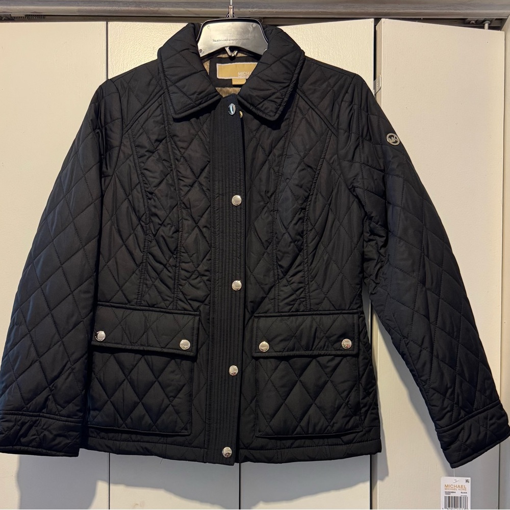 Michael Kors Black Quilted Puffer Jacket